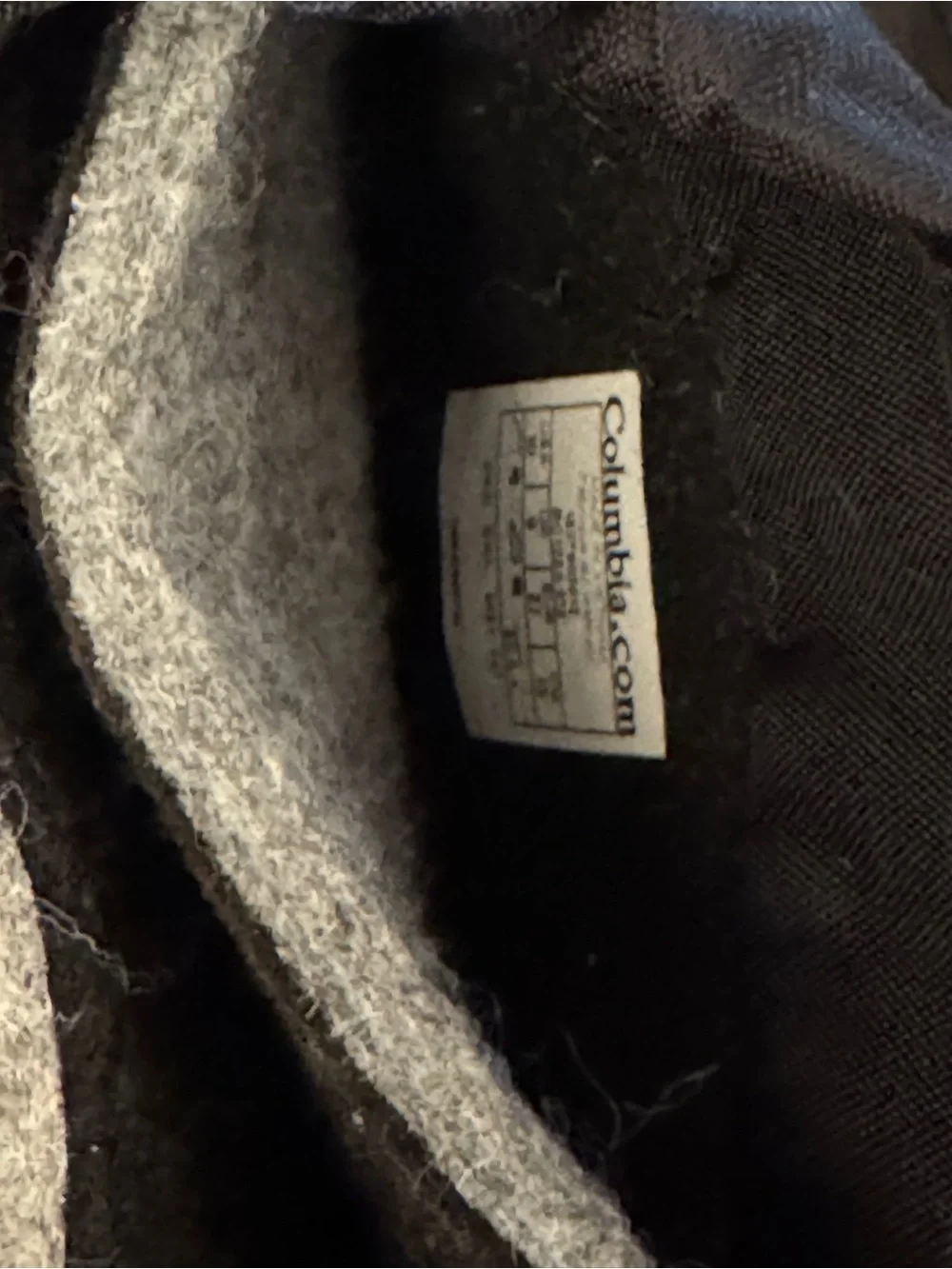 Children's Black Winter Boots with Blue Plush Lining